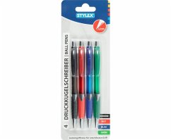Cover Stylex Kugelschreiber, 4 Stück in 4 Schreibfarben