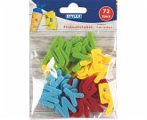 Stylex Filz-Buchstaben, 72 Stück