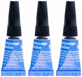 Stylex Sekundenkleber, 3 Tuben à 1g