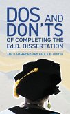 Dos and Don'ts of Completing the Ed.D. Dissertation (eBook, PDF)