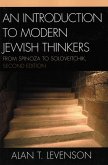 An Introduction to Modern Jewish Thinkers (eBook, PDF) An Introduction to Modern Jewish Thinkers (eBook, PDF)
