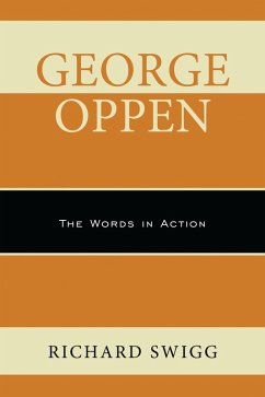 George Oppen (eBook, PDF) - Swigg, Richard