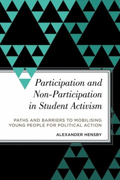 Cover Participation and Non-Participation in Student Activism (eBook, PDF)