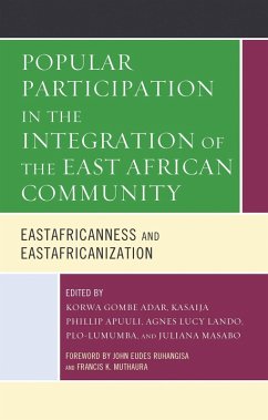 Cover Popular Participation in the Integration of the East African Community (eBook, PDF)