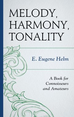 Cover Melody, Harmony, Tonality (eBook, PDF)