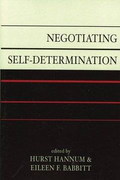 Negotiating Self-Determination (eBook, PDF) Negotiating Self-Determination (eBook, PDF)