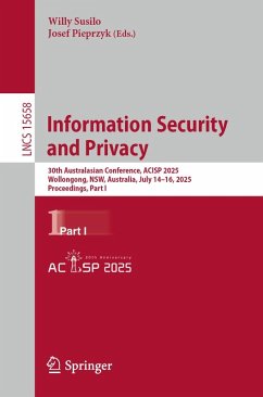 Cover Information Security and Privacy (eBook, PDF)