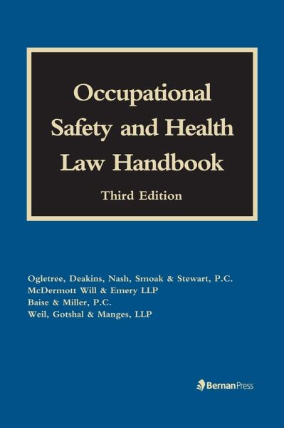 Occupational Safety and Health Law Handbook (eBook, PDF)