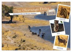 Cover Das Okavango-Delta - Naturwunder im Herzen Afrikas (Wandkalender 2026 DIN A2 quer), CALVENDO Monatskalender
