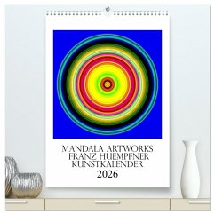 Cover Mandala Artworks - Kunstkalender von Franz Huempfner (hochwertiger Premium Wandkalender 2026 DIN A2 hoch), Kunstdruck in Hochglanz
