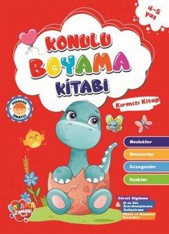 Cover Konulu Boyama Kitabi-Kirmizi Kitap 4-5 Yas