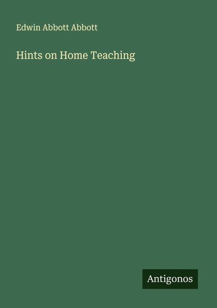 Hints on Home Teaching