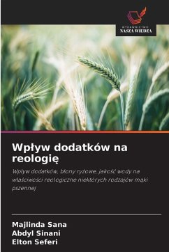 Cover Wp¿yw dodatków na reologi¿