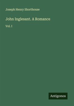 Cover John Inglesant. A Romance