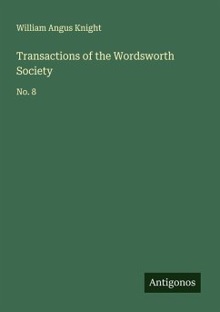 Cover Transactions of the Wordsworth Society