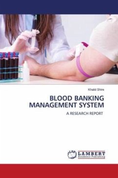 Cover BLOOD BANKING MANAGEMENT SYSTEM