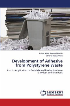 Cover Development of Adhesive from Polystyrene Waste