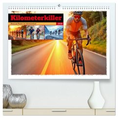 Cover Kilometerkiller - Rennrad-Power im Jahresverlauf (hochwertiger Premium Wandkalender 2026 DIN A2 quer), Kunstdruck in Hochglanz