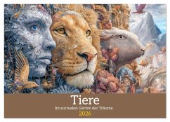 Tiere - Im surrealen Garten der Träume (Wandkalender 2026 DIN A4 quer), CALVENDO Monatskalender Tiere - Im surrealen Garten der Träume (Wandkalender 2026 DIN A4 quer), CALVENDO Monatskalender