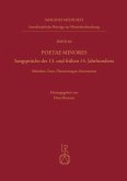 Poetae Minores. Sangsprüche des 13. und frühen 14. Jahrhunderts