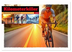 Cover Kilometerkiller - Rennrad-Power im Jahresverlauf (Wandkalender 2026 DIN A2 quer), CALVENDO Monatskalender