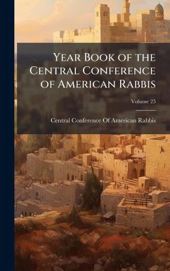 Cover Year Book of the Central Conference of American Rabbis