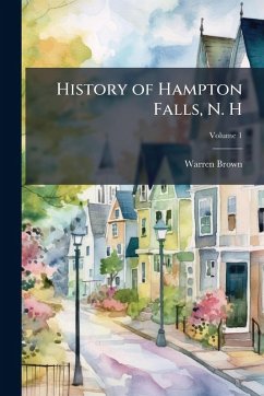 Cover History of Hampton Falls, N. H