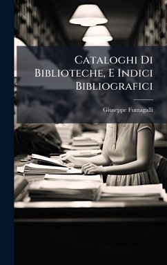 Cover Cataloghi Di Biblioteche, E Indici Bibliografici