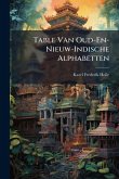 Table Van Oud-En-Nieuw-Indische Alphabetten