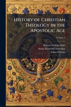 Cover History of Christian Theology in the Apostolic Age