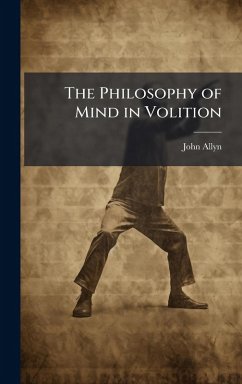 Cover The Philosophy of Mind in Volition