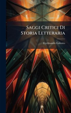 Saggi Critici Di Storia Letteraria Cover Saggi Critici Di Storia Letteraria