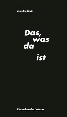 Cover Das, was da ist: Zufall als Verfahren