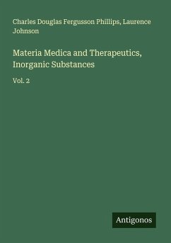 Cover Materia Medica and Therapeutics, Inorganic Substances