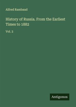 Cover History of Russia. From the Earliest Times to 1882