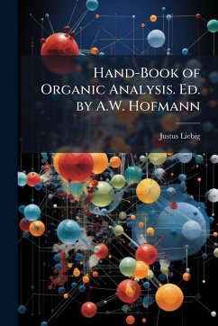 Cover Hand-Book of Organic Analysis. Ed. by A.W. Hofmann
