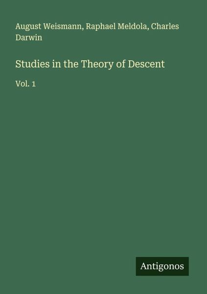 Studies in the Theory of Descent Studies in the Theory of Descent