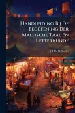 Handleiding Bij De Beoefening Der Maleische Taal En Letterkunde Handleiding Bij De Beoefening Der Maleische Taal En Letterkunde