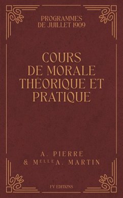 Cover Cours de Morale Théorique et Pratique