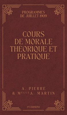 Cover Cours de Morale Théorique et Pratique