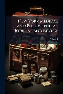 Cover New York Medical and Philosophical Journal and Review