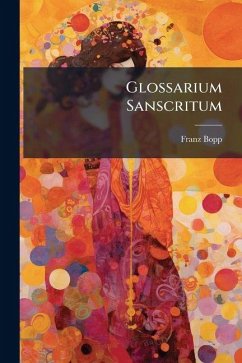 Cover Glossarium Sanscritum