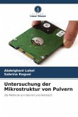 Untersuchung der Mikrostruktur von Pulvern