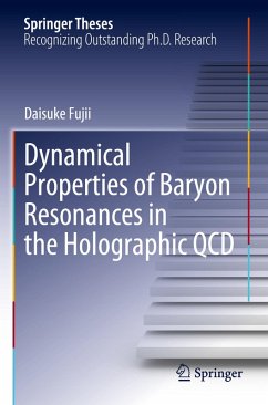 Cover Dynamical Properties of Baryon Resonances in the Holographic QCD