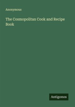 Cover The Cosmopolitan Cook and Recipe Book