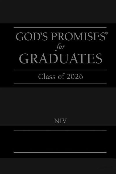 God's Promises for Graduates: Class of 2026 - Black NIV God's Promises for Graduates: Class of 2026 - Black NIV