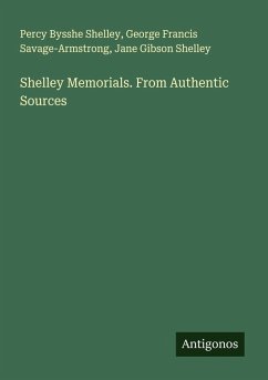 Cover Shelley Memorials. From Authentic Sources