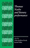 Thomas Nashe and Literary Performance