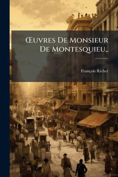Cover Å'uvres De Monsieur De Montesquieu, .