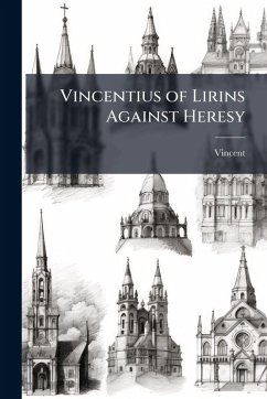 Cover Vincentius of Lirins Against Heresy